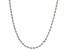 10k White Gold 2.05mm Silk Rope 18 Inch Chain