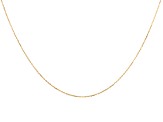 10k Yellow Gold 0.9mm Diamond-Cut Cable 20 Inch Chain