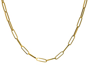 10k gold deals paperclip chain