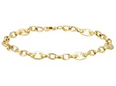 14k Yellow Gold Mariner Station Bracelet