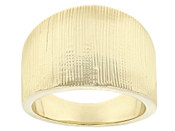 Picture of 10k Yellow Gold Diamond-Cut Textured Graduated Band Ring