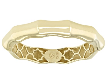 Picture of 10k Yellow Gold Bamboo Style Band Ring