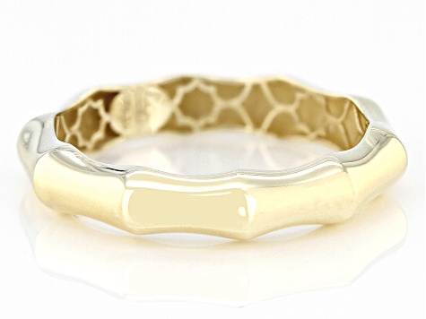 10k Yellow Gold Bamboo Style Band Ring