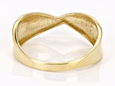 10k Yellow Gold X Design Ring