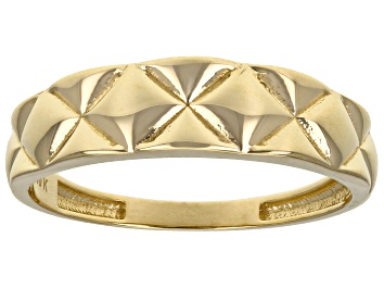 Picture of 10k Yellow Gold Quilted Design Ring