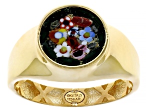 10k Yellow Gold Mosaico Ring