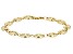 10k Yellow Gold Puff Mariner Link Bracelet