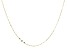 10k Yellow Gold Solid Valentino Station 20 Inch Necklace