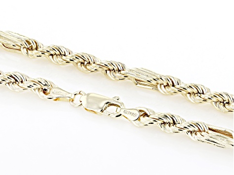 10k Yellow Gold 4.5mm Milano Rope 18 Inch Chain