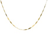 10k Yellow Gold 3.2mm Kite Shaped Link 18 Inch Chain