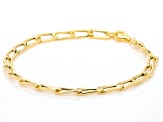 10k Yellow Gold 4.2mm Elongated Curb Link Bracelet