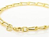 10k Yellow Gold 4.2mm Elongated Curb Link Bracelet