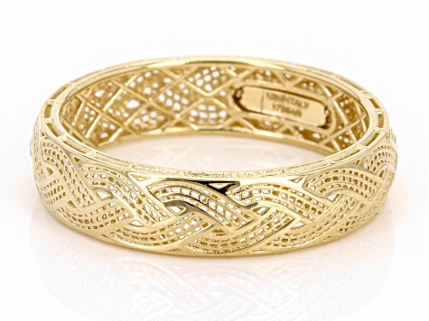 10k Yellow Gold Braided Design Band Ring