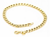 10k Yellow Gold 4.5mm High Polished Curb Link Bracelet