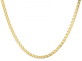 10k Yellow Gold 3mm Solid Mariner 20 Inch Chain