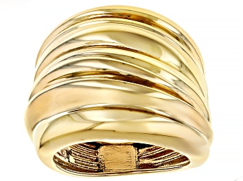 Picture of 14k Yellow Gold High Polished Wave Design Ring