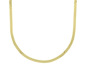 10k Yellow Gold 1.5mm Herringbone 18 Inch Chain