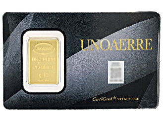 24k Yellow Gold 10g Ingot In Blister Pack