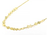10k Yellow Gold Xoxo Diamond-Cut Cable Link 18 Inch Necklace
