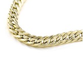 10k Yellow Gold 6mm Curb 18 Inch Chain