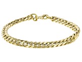 10k Yellow Gold 6mm Curb Link Bracelet