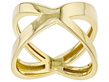 Picture of 10k Yellow Gold Crossover Ring