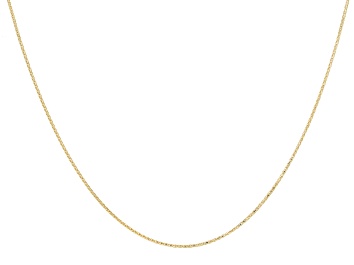 Picture of 14k Yellow Gold 1mm Solid Wheat 18 Inch Chain