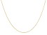 14k Yellow Gold 1mm Solid Wheat 18 Inch Chain