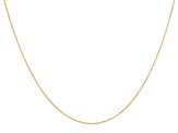 14k Yellow Gold 1mm Solid Wheat 18 Inch Chain