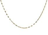 10k Yellow Gold 2.2mm Solid Clover 20 Inch Chain