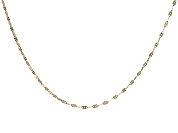 Picture of 10k Yellow Gold 2.2mm Solid Clover 22 Inch Chain