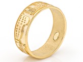 10k Yellow Gold 6.5mm Rome Band Ring
