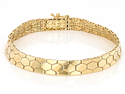 アクセサリー Gold Bracelet SP-Medium 14K Yellow Gold 7.25