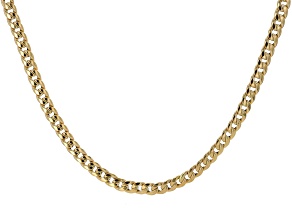 18k Yellow Gold 5.8mm Curb 18 Inch Chain