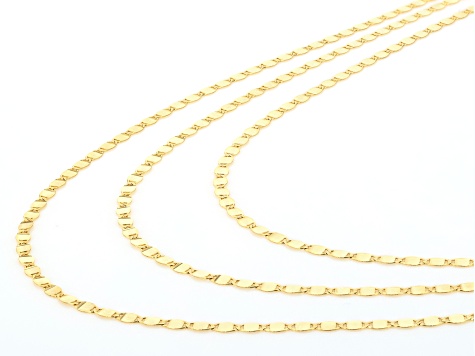 10k Yellow Gold 2mm Solid Valentino 18, 20, & 22 10k Yellow Gold 2mm Solid Valentino 18, 20, & 22