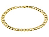 10k Yellow Gold 6mm Curb Link Bracelet