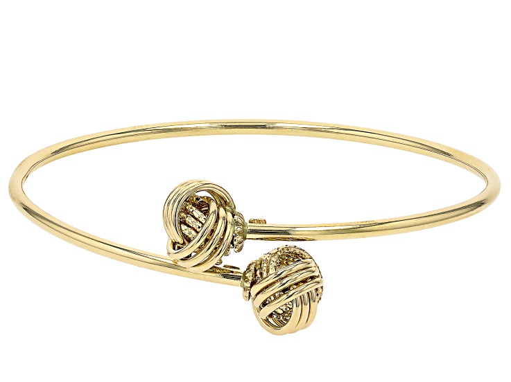 新しいコレクション 10k JTV | AU2235 - Bracelet Bypass Knot Love Gold Yellow テープ・マスキングテープ