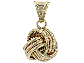 10k Yellow Gold Love Knot Pendant