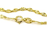 14k Yellow Gold 2.5mm Sunburst Mirror Link 20 Inch Chain