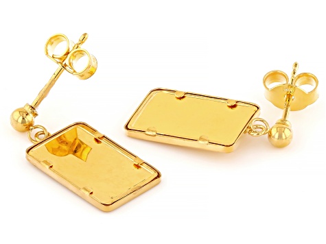 10k Gold Earrings Set, Cubic Zirconia Accent Star and Ball sold Stud Earrings