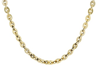 14k Yellow Gold 5.7mm High Polished Rolo 18 Inch Chain