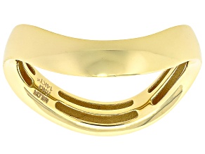 14k Yellow Gold 4mm Wavy Band Ring
