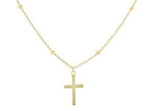 10K Yellow Gold 20" Rosary Necklace