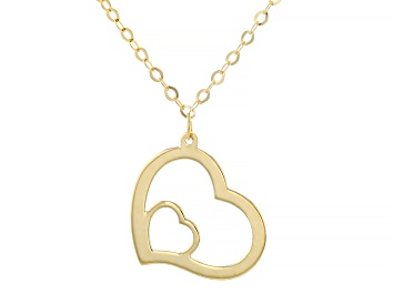 Pre-Owned 10k Yellow Gold Textured Cuban 20 Inch Chain