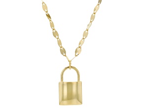 10k Yellow Gold Locket Necklace