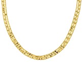 14k Yellow Gold 2-Strand Valentino Beaded Frame Necklace