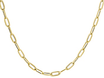 Picture of 10k Yellow Gold 3mm Paperclip Chain
