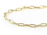 10k Yellow Gold 3mm Paperclip Chain
