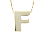 10k Yellow Gold Block Letter 