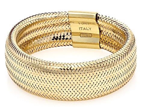 10k Yellow Gold Flex Stretch Ring